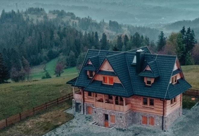 Dom Z Widokiem Na Wierchy - Panorama Na Tatry - Traditional Folk House Gliczarów Exterior foto